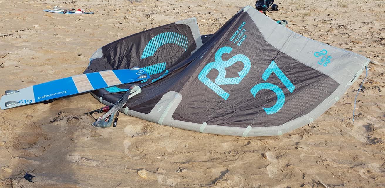 aile et planche de kitesurf eleveight kite 2019